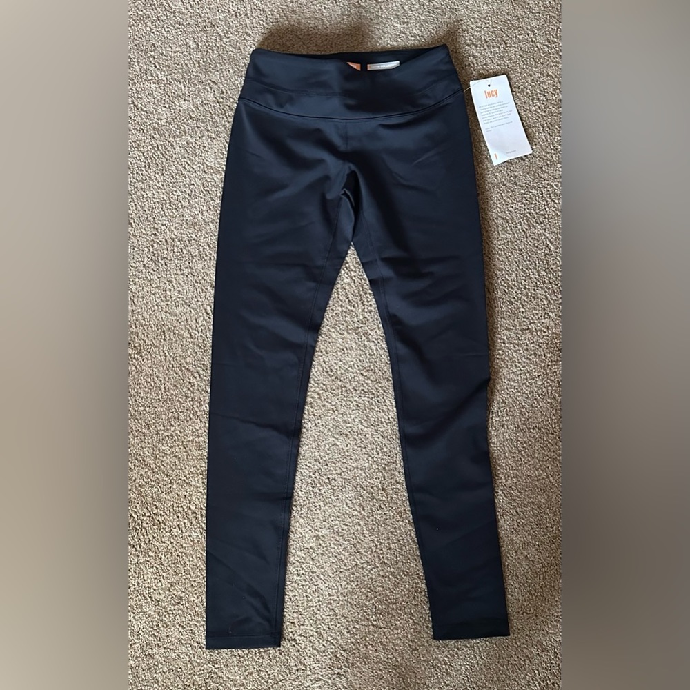 Studio Hatha black leggings from Lucy. Brand new, size medium.
